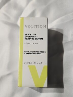 Volition Sémillon Overnight Retinol Serum — White & Yellow